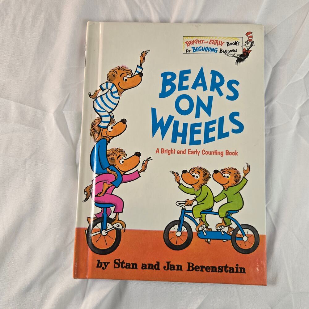 Bears on Wheels Stan & Jan Berenstain Vintage 1969 HC